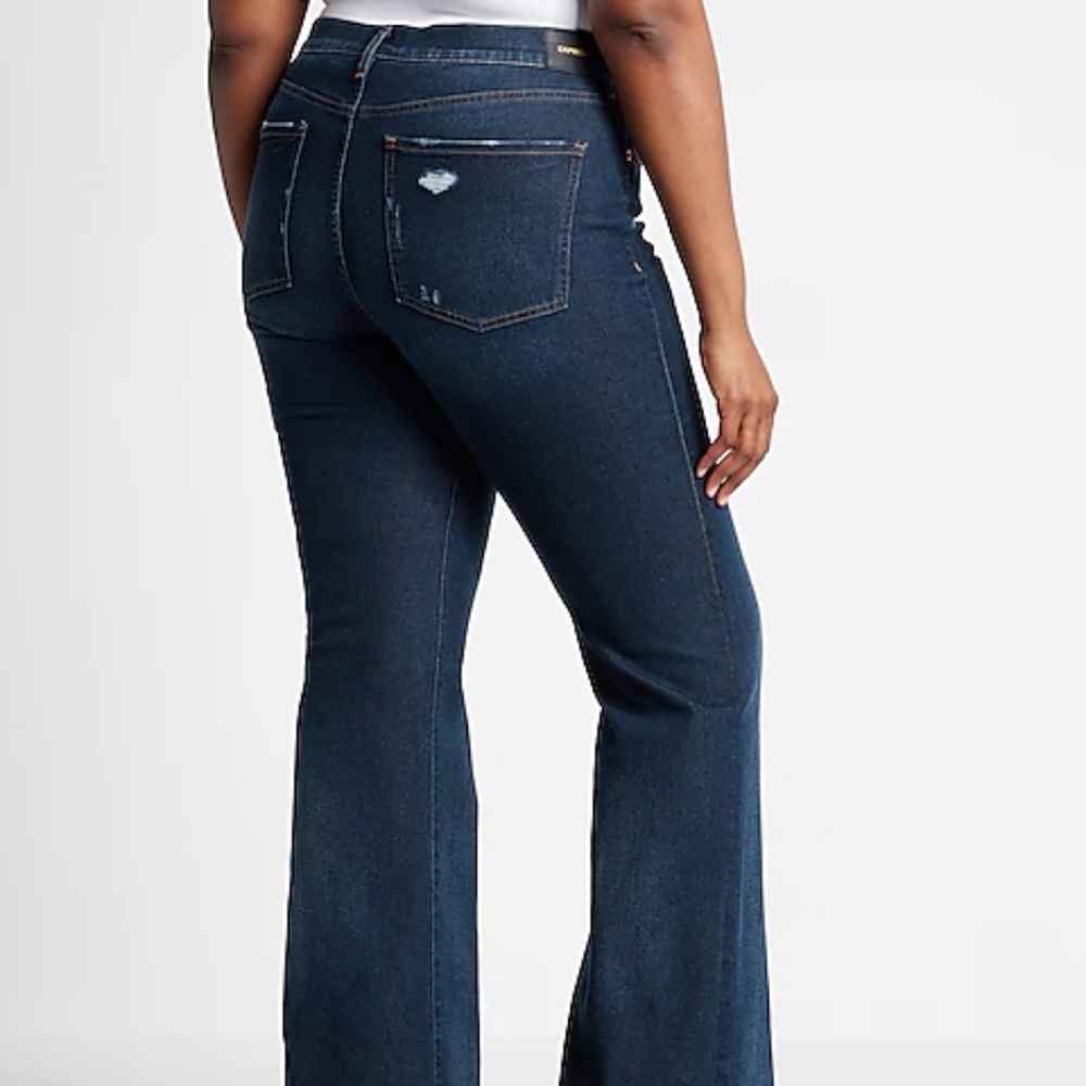 Express '70s Flare Mid Rise - Picture 2 of 12